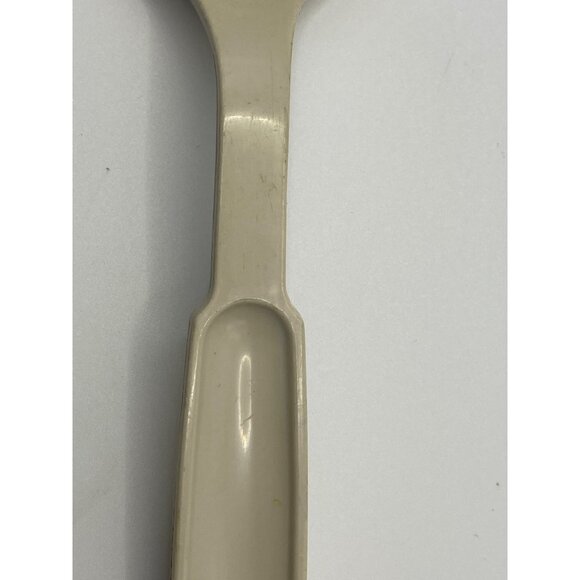 Vintage Ekco USA Beige Slotted Serving Spoon Dishwasher Safe Durable Plastic Kit - Picture 3 of 8
